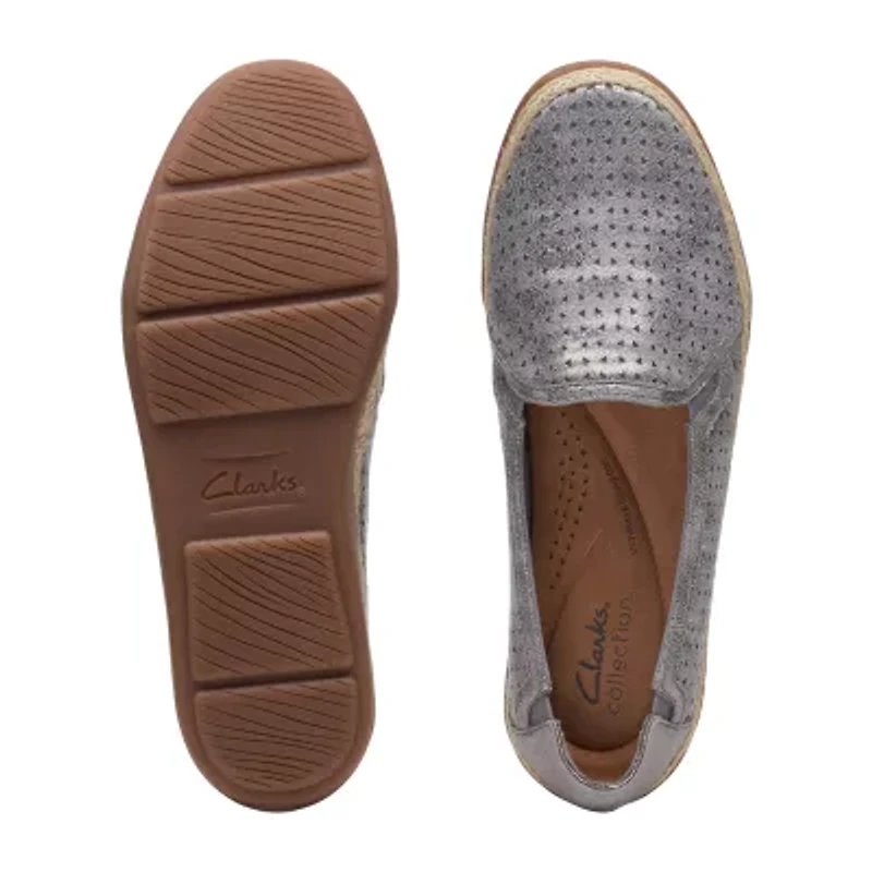 Clarks Elaina Ruby Womens Round Closed Toe Slip-On Shoe