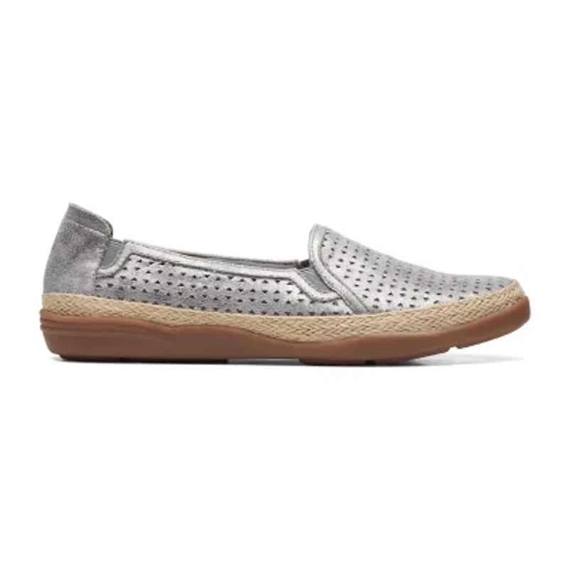 Clarks Elaina Ruby Womens Round Closed Toe Slip-On Shoe