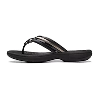 Clarks Cloudsteppers Womens Breeze Coral Flip-Flops