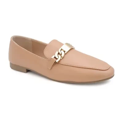 Yoki Edline-36 Womens Moc Closed Toe Loafers