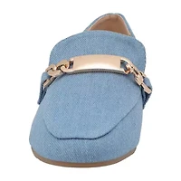 Yoki Edline-36 Womens Moc Closed Toe Loafers
