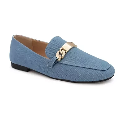 Yoki Edline-36 Womens Moc Closed Toe Loafers