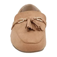 Yoki Edline-44 Womens Round Closed Toe Loafers