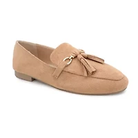 Yoki Edline-44 Womens Round Closed Toe Loafers