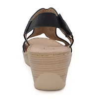 Yoki Crimson Womens Round Work Shoes