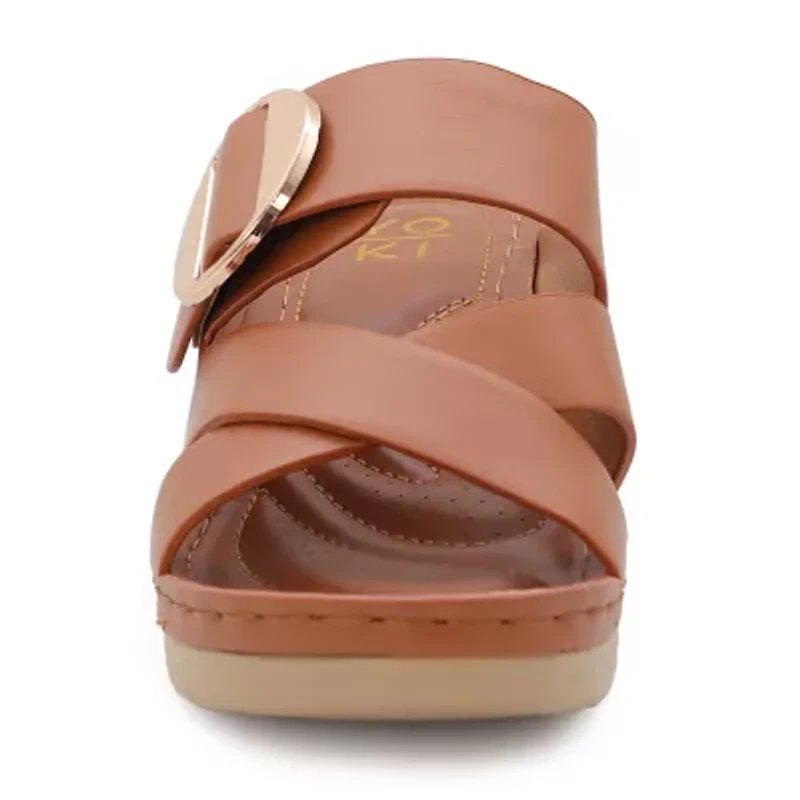 Yoki Irena Womens Round Work Shoes