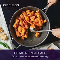 Circulon A1 Series with ScratchDefense 13.25" Nonstick Stir Fry Pan