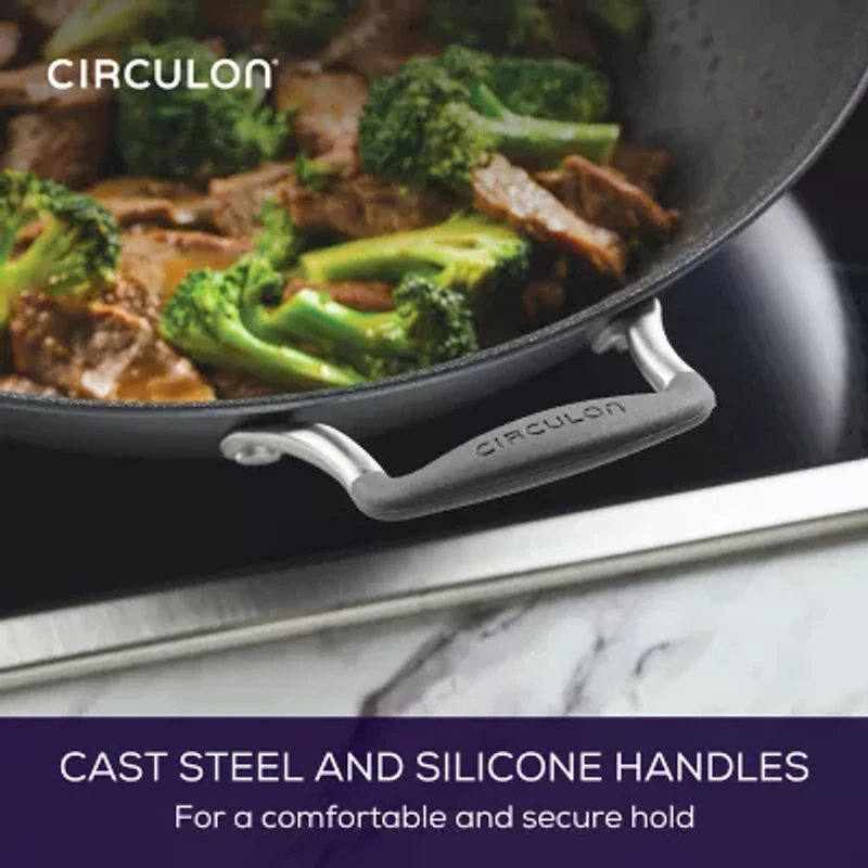 Circulon A1 Series with ScratchDefense 14" Non-Stick Wok