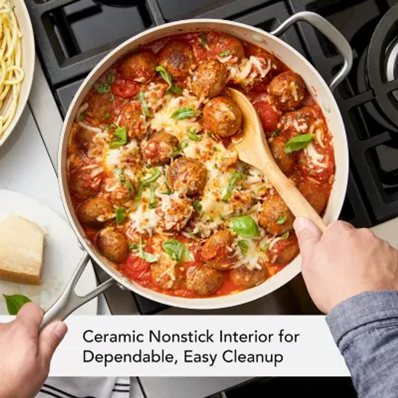 KitchenAid Ceramic 5-qt. Covered Saute Pan