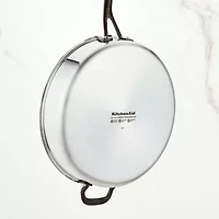 KitchenAid 5-Ply Clad Stainless Steel 5-qt. Saute Pan with Lid