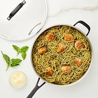 KitchenAid 5-Ply Clad Stainless Steel 5-qt. Saute Pan with Lid
