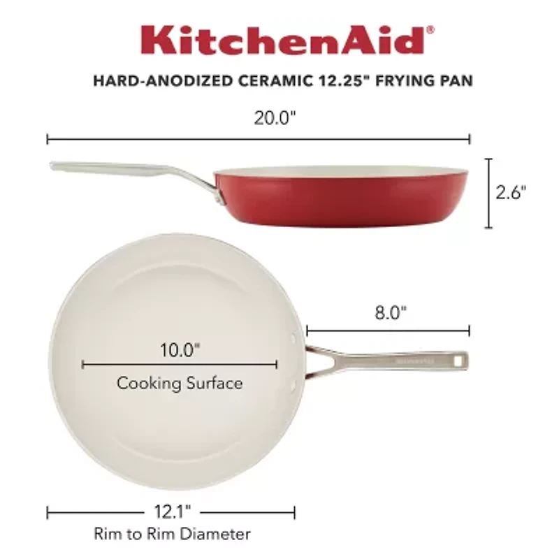KitchenAid Ceramic12.25" Non-Stick Frying Pan