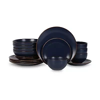 Stone + Lain Brasa 16-pc. Stoneware Dinnerware Set