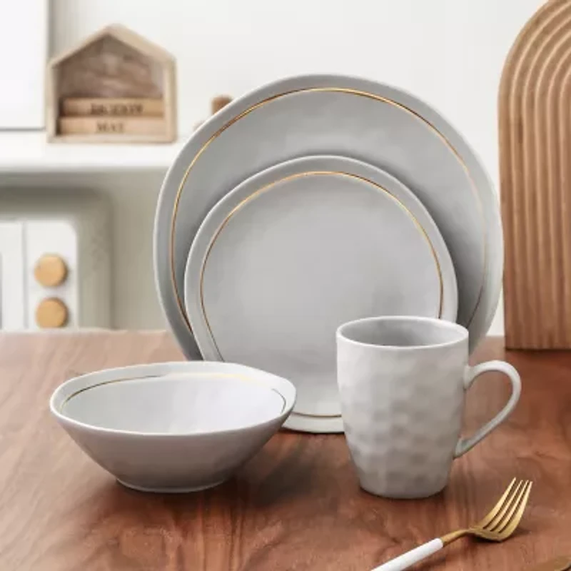 Stone + Lain Clara 16-pc. Porcelain Dinnerware Set