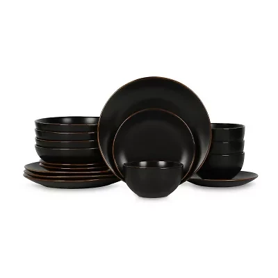 Stone + Lain Brasa 16-pc. Stoneware Dinnerware Set
