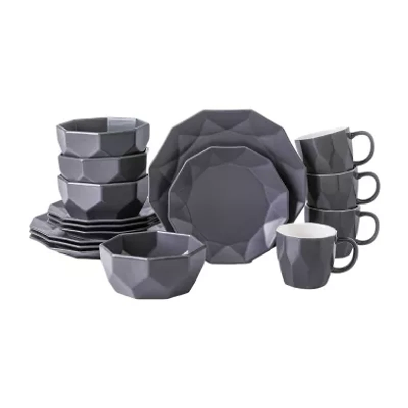 Stone + Lain Jamie 16-pc. Porcelain Dinnerware Set