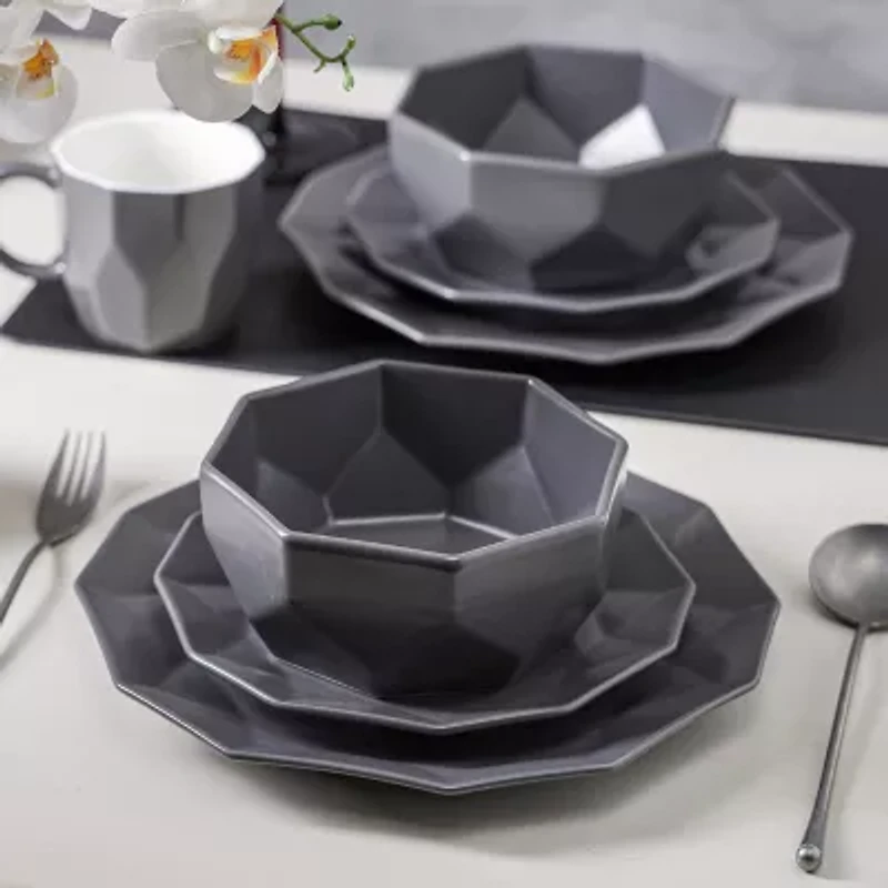 Stone + Lain Jamie 16-pc. Porcelain Dinnerware Set