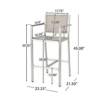 Cape 2-pc. Bar Stool