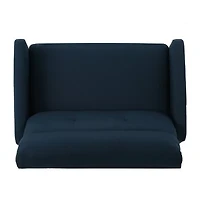 Halima Upholstery Track-Arm Loveseat