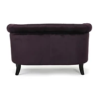 Milani Roll-Arm Upholstered Loveseat