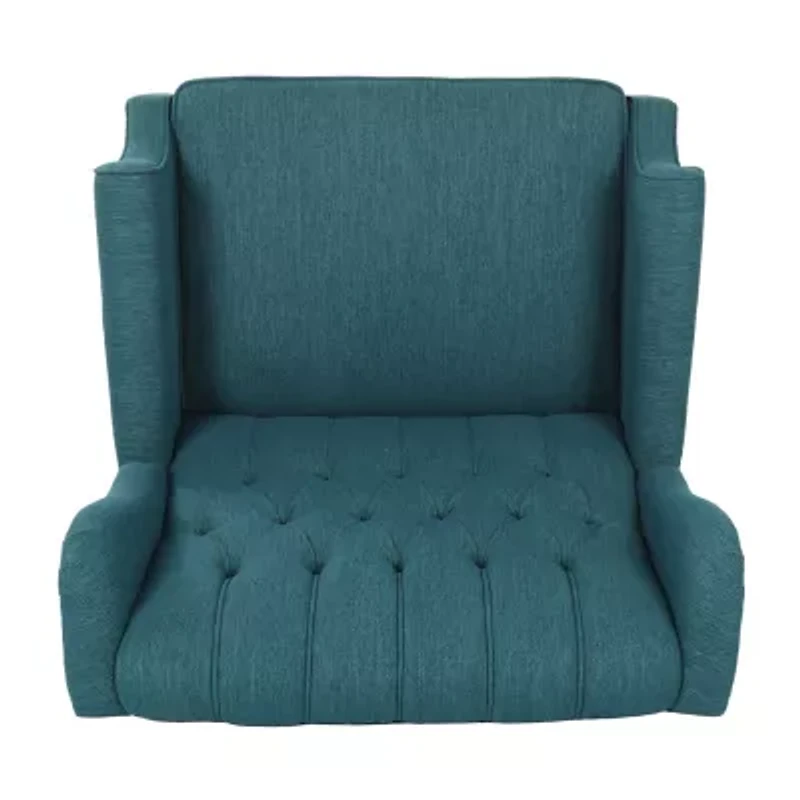 Apaloosa Tufted Roll-Arm Recliner