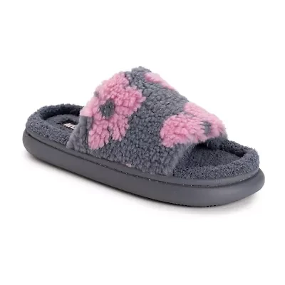 Muk Luks Marsai Slide Womens Memory Foam Slip-On Slippers