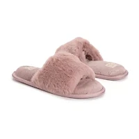 Muk Luks Sariah Slide Womens Memory Foam Slip-On Slippers