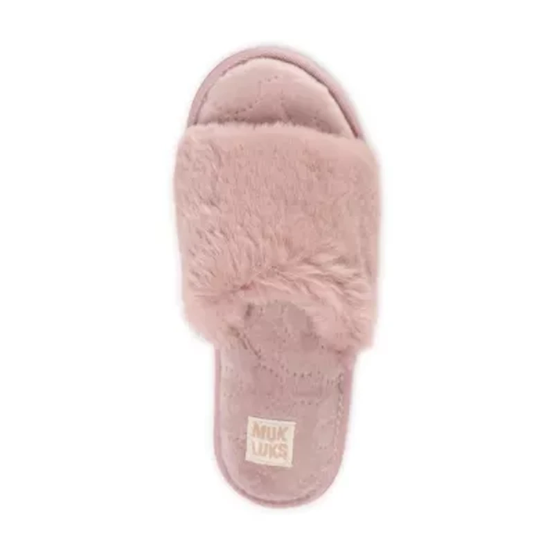 Muk Luks Sariah Slide Womens Memory Foam Slip-On Slippers