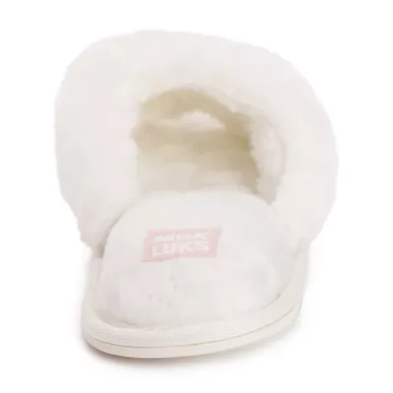 Muk Luks Sariah Slide Womens Memory Foam Slip-On Slippers