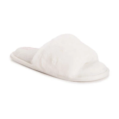 Muk Luks Sariah Slide Womens Memory Foam Slip-On Slippers