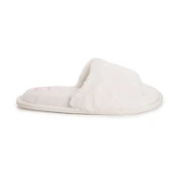 Muk Luks Sariah Slide Womens Memory Foam Slip-On Slippers