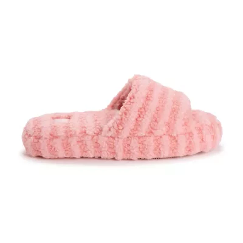 Muk Luks Orla Womens Memory Foam Slip-On Slippers