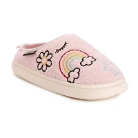 Muk Luks Luan Womens Memory Foam Clog Slippers