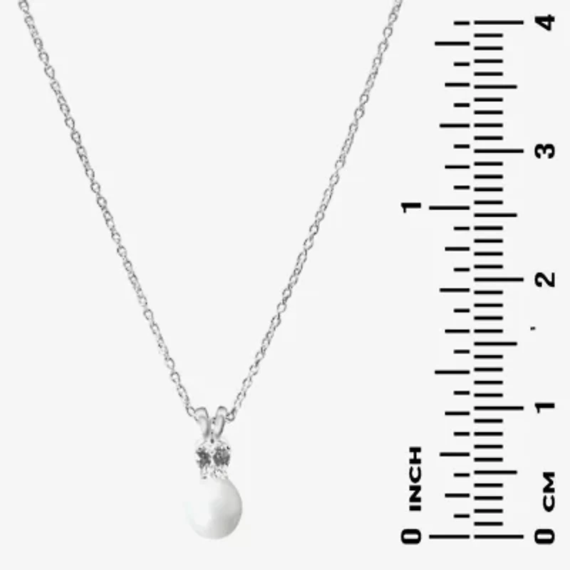 Sparkle Allure Light Up Box Womens Simulated Cubic Zirconia Pure Silver Over Brass Round 4-pc. Jewelry Set