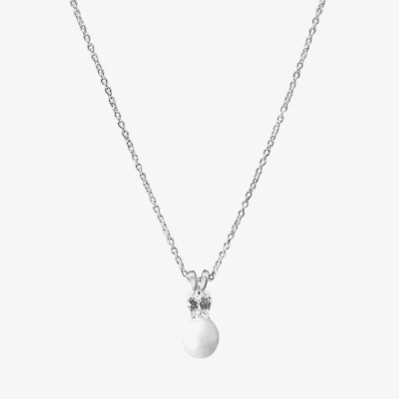 Sparkle Allure Light Up Box Womens Simulated Cubic Zirconia Pure Silver Over Brass Round 4-pc. Jewelry Set