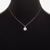 Sparkle Allure Womens Cubic Zirconia Pure Silver Over Brass Round 2-pc. Jewelry Set