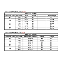 Giovanna Signature 2-pc. Skirt Suit-Plus