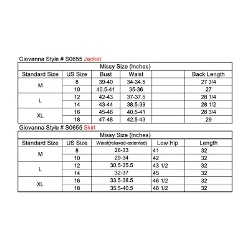 Giovanna Signature 2-pc. Skirt Suit