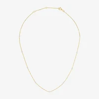 Diamond Addiction (G-H / I1-I2) Womens 1/3 CT. T.W. Lab Grown White 10K Gold Round 16 Inch Pendant Necklace