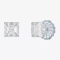 (H-I / Vs2-Si1) 4 CT. T.W. Lab Grown White Diamond 14K Gold 7mm Stud Earrings