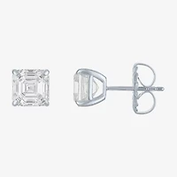 (H-I / Vs2-Si1) 4 CT. T.W. Lab Grown White Diamond 14K Gold 7mm Stud Earrings