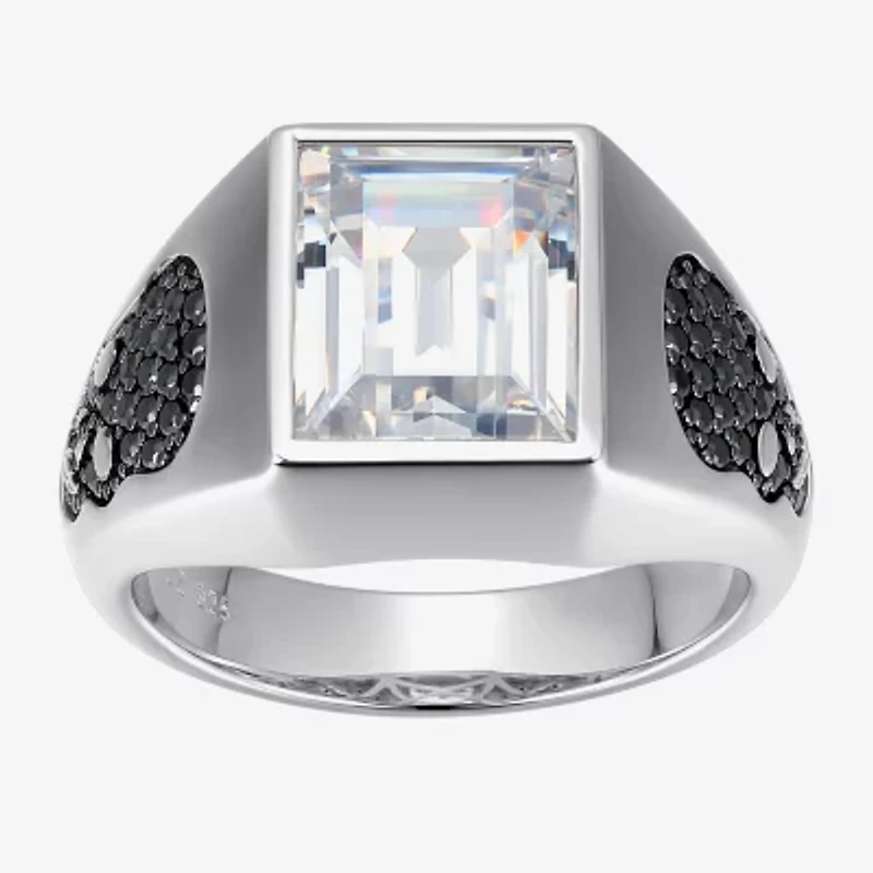 Mens 8 3/8 Ct. T.W. Cubic Zirconia Sterling Silver Round Fashion Ring