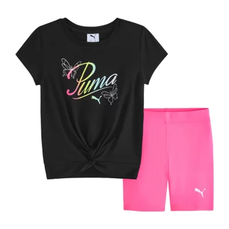 PUMA Little Girls 2-pc. Short Set