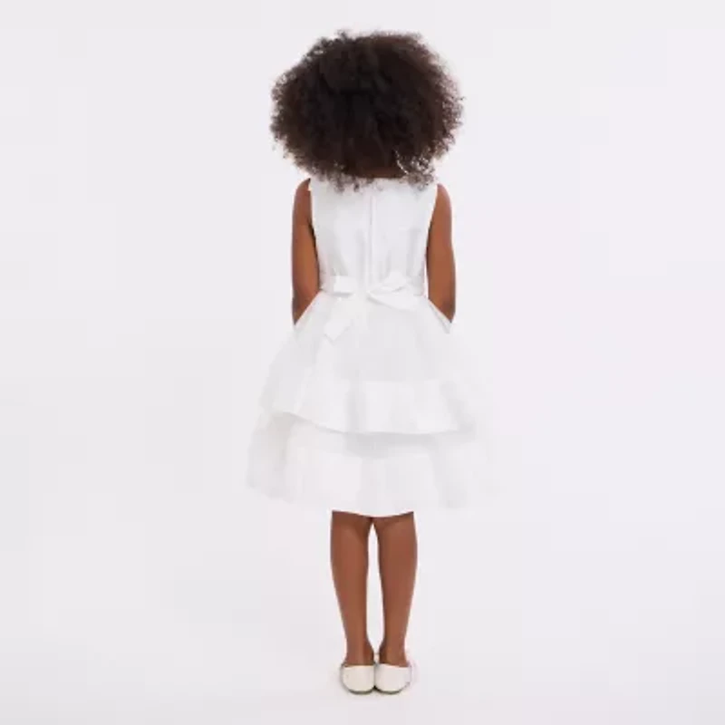 Bonnie Jean Little & Big Kid Girls Flower Girl Sleeveless Fit + Flare Dress