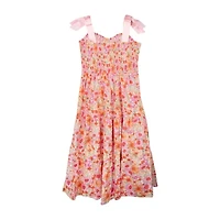 Rare Editions Big Kid Girls Sleeveless Floral Maxi Dress