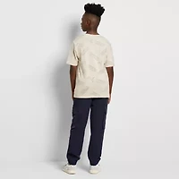PUMA Big Kid Boys Crew Neck Short Sleeve Regular Fit Graphic T-Shirt