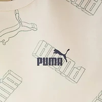 PUMA Big Kid Boys Crew Neck Short Sleeve Regular Fit Graphic T-Shirt