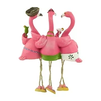 Northlight 9in Three Amigos Beach Flamingos Not Applicable Yard Art