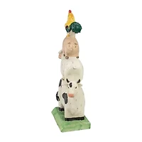 Northlight 11.5in Stacked Farm Animals Yard Art