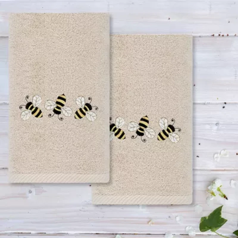 Linum Home Textiles Primavera Embroidered 2-pc. Hand Towel